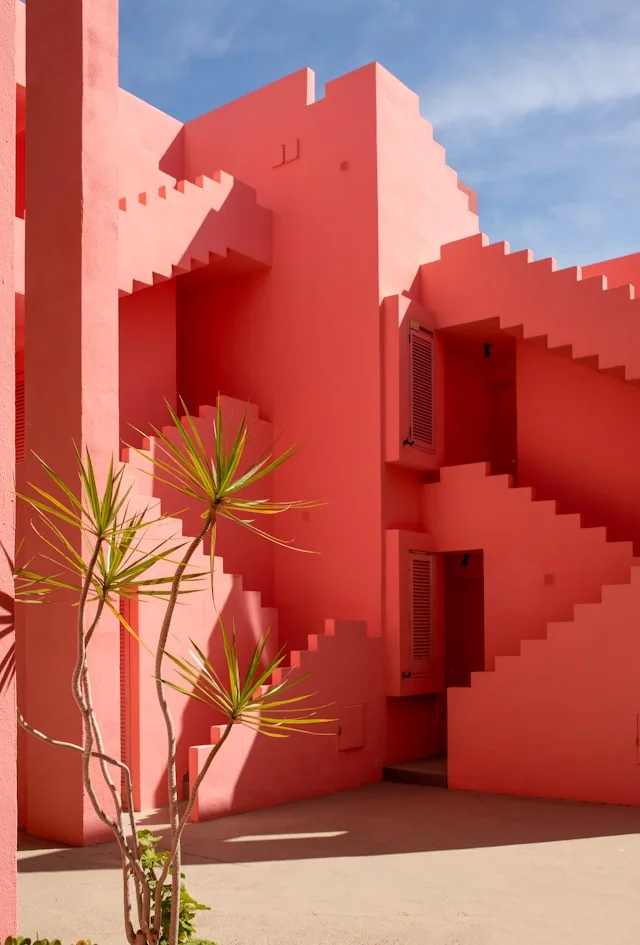 Terracotta Mediterranean architecture